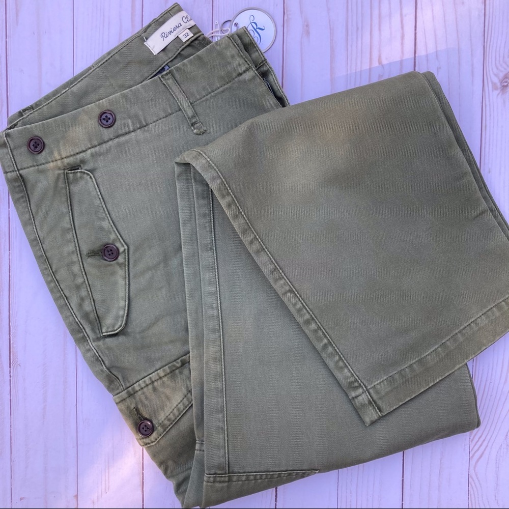 Riviera club green cargo pants